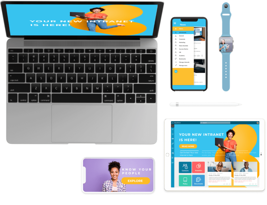 LiveTiles Solutions on various devices