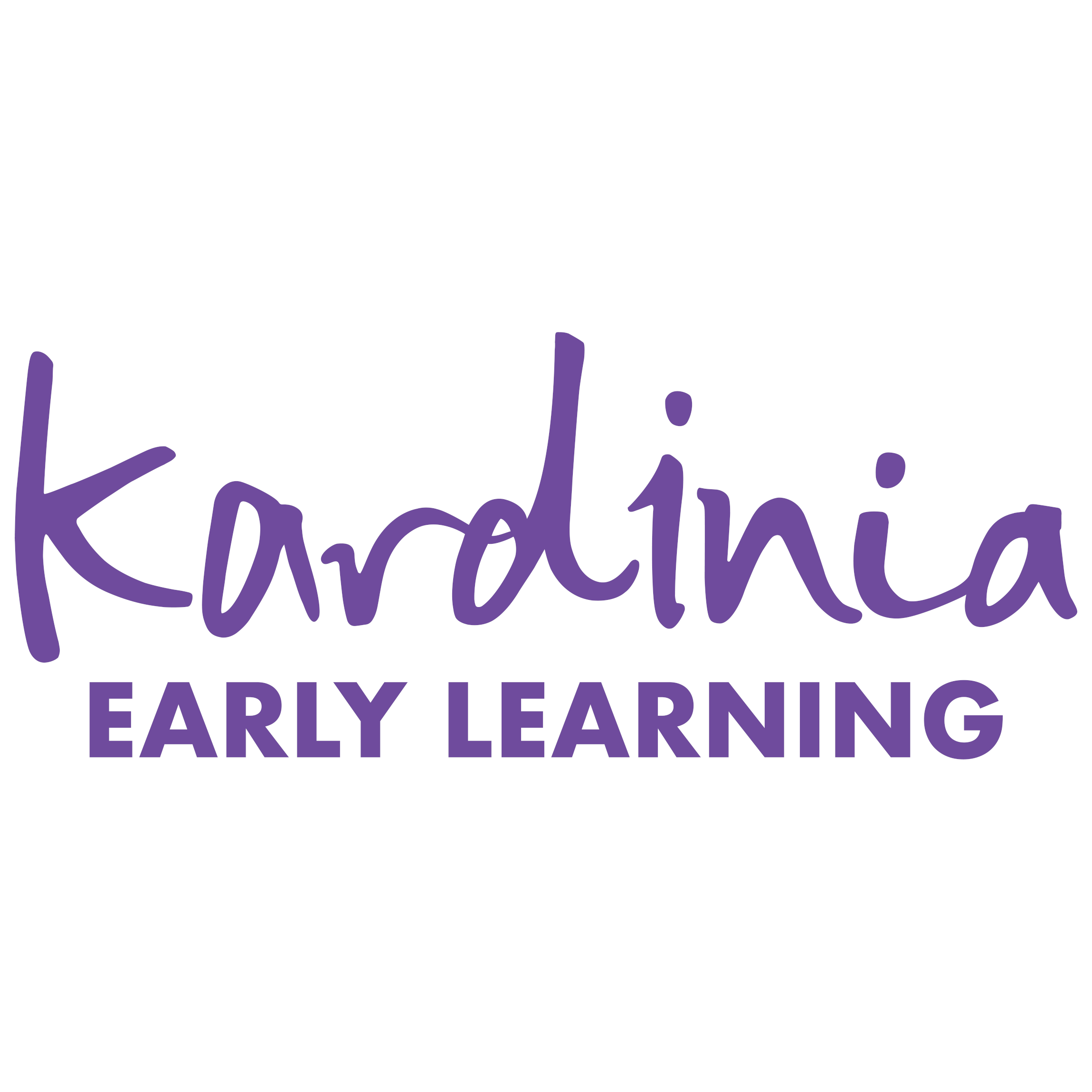 Kardinia Early Learning childcare organization logo in purple